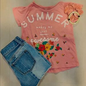 Pink summer t-shirt